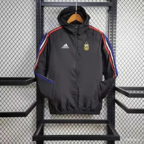 2024 Argentina Black Windbreaker