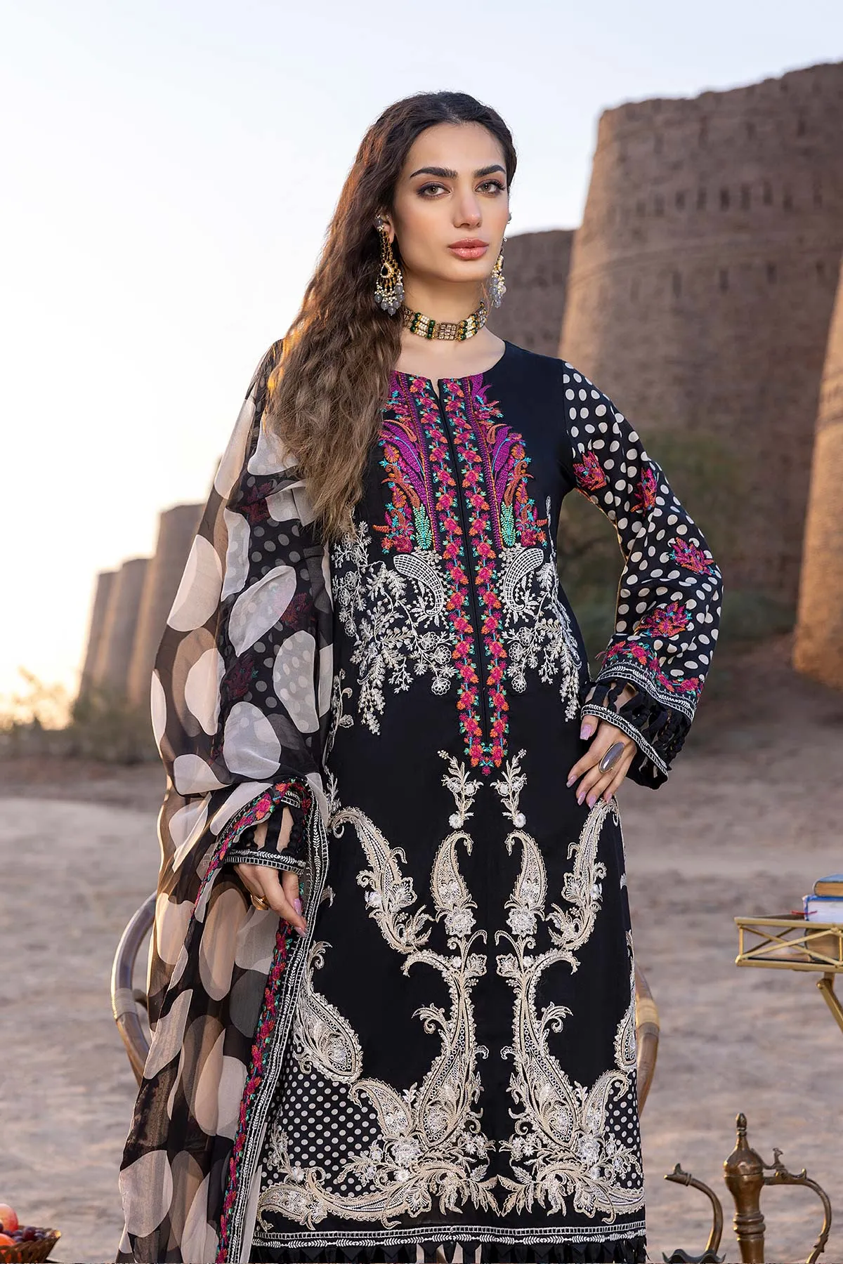 3-Pc Dasht Unstitched Charizma Premium Lawn Collection CSS23-07