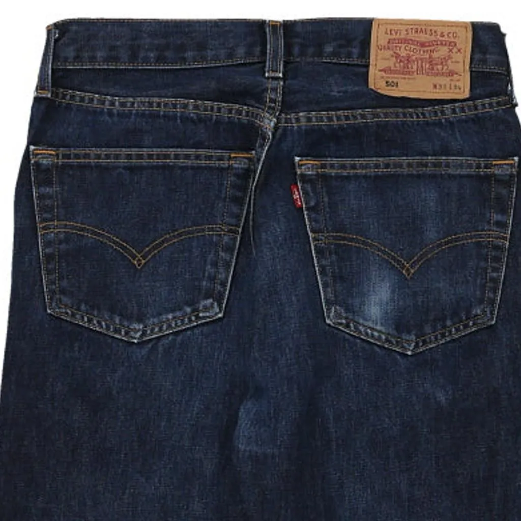 501 Levis Jeans - 28W UK 8 Dark Wash Cotton