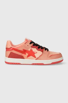 A Bathing Ape sneakers BAPE SK8 STA #5 001FWI701021I orange color 0