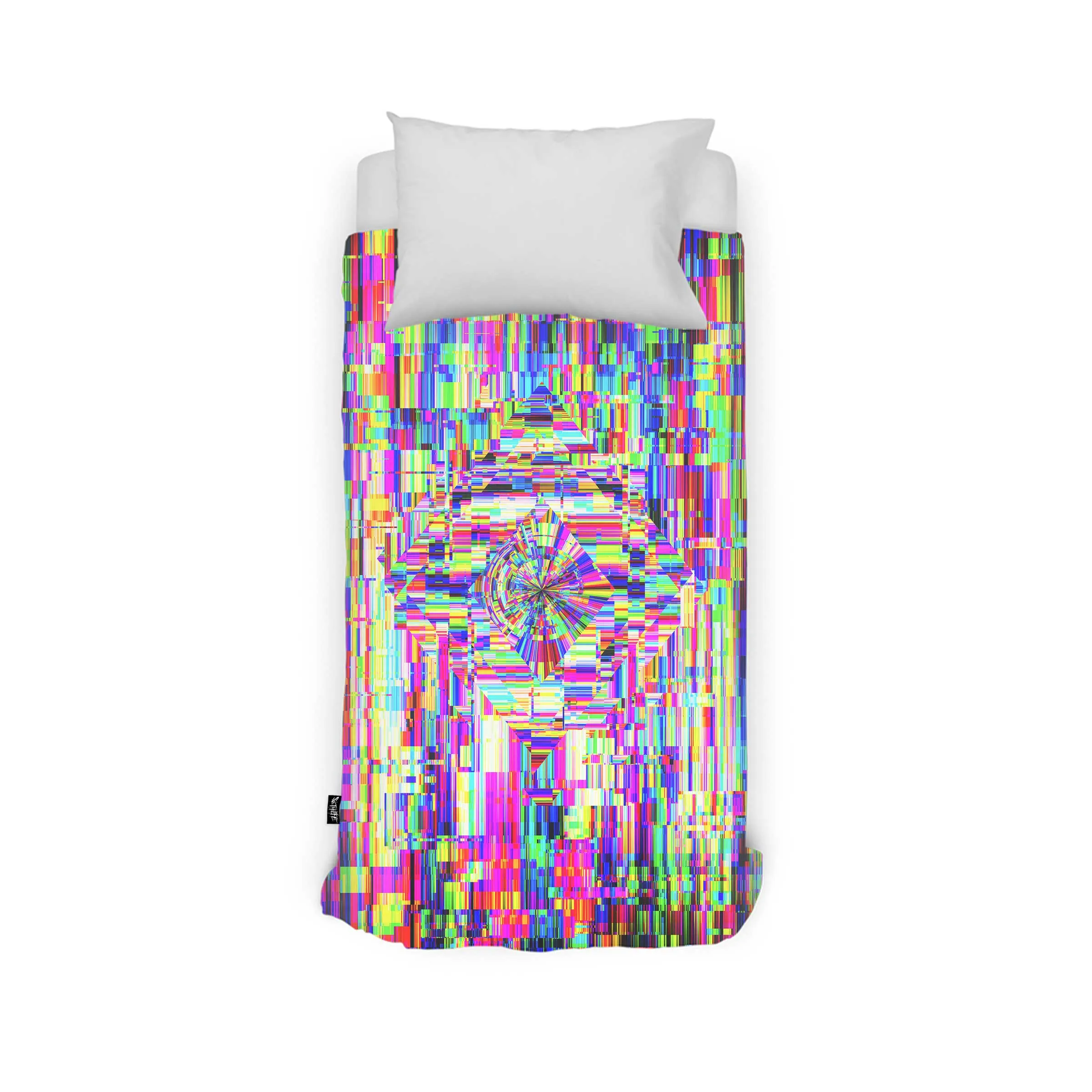 ABSTRACT GLITCH PREMIUM DUVET COVER