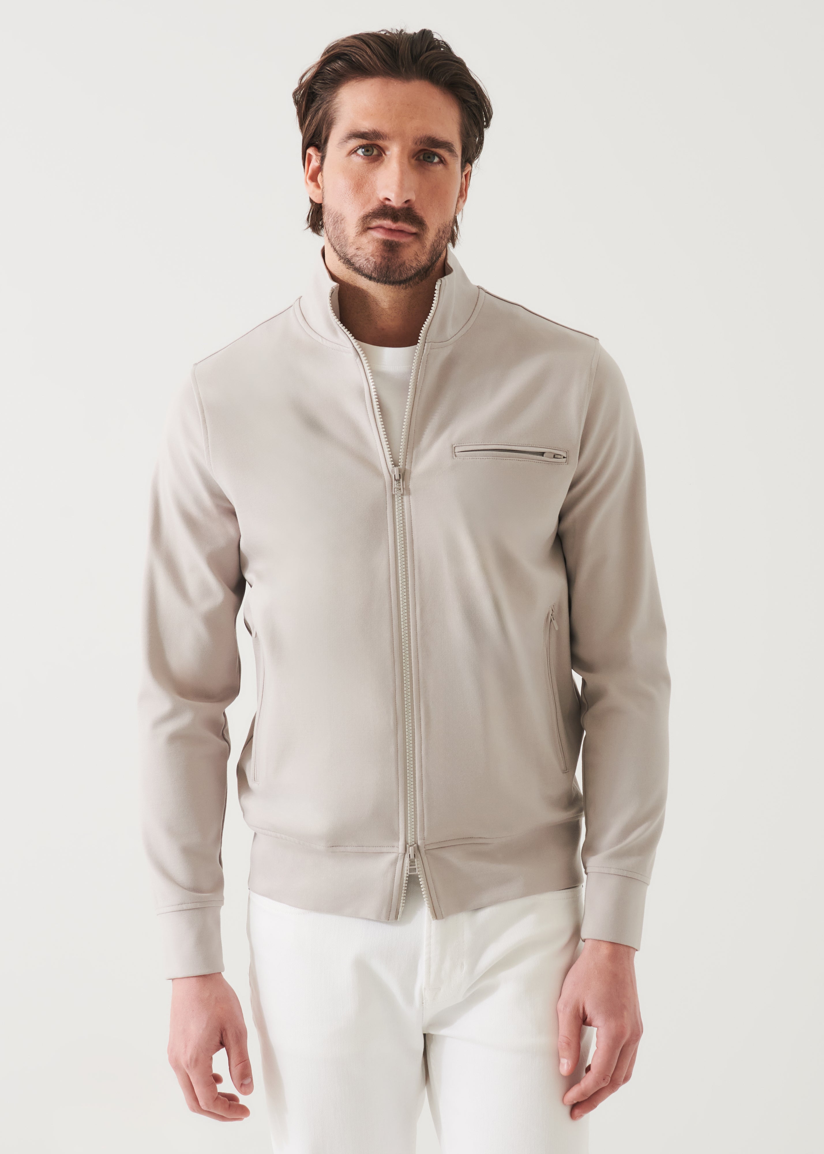 ACTIVE ZIP STRETCH TRACK JACKET