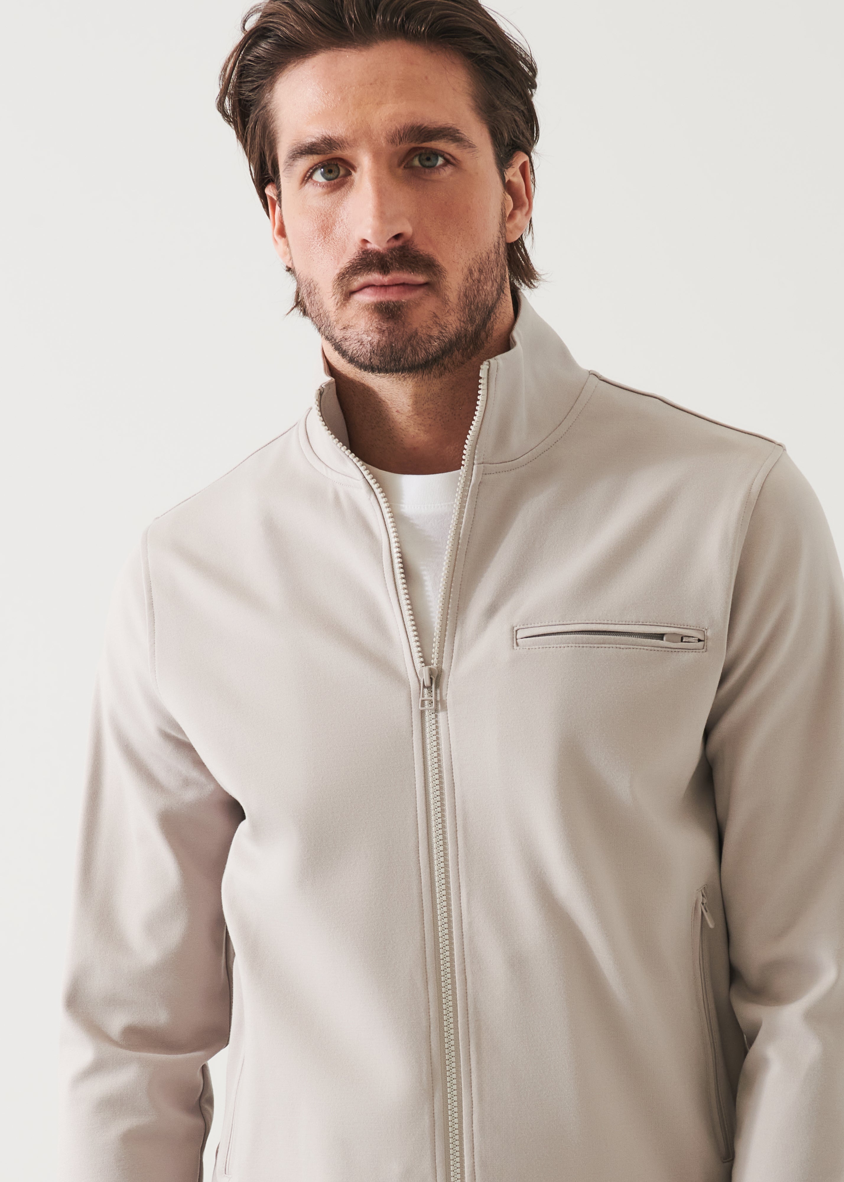 ACTIVE ZIP STRETCH TRACK JACKET