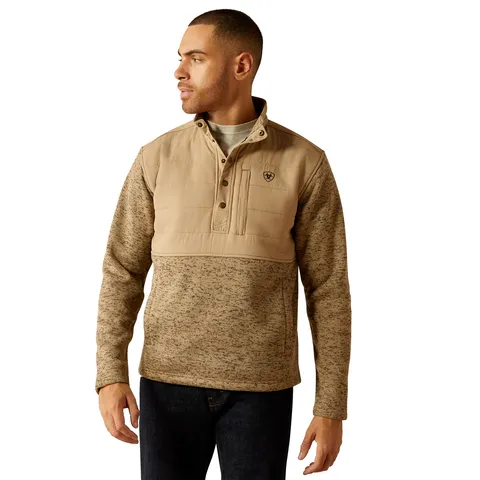 Ariat Men's Caldwell Reinforced Snap Chinchilla Sweater