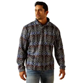 Ariat Men's Wesley Jetty Gray Serape Print Sweater Pullover