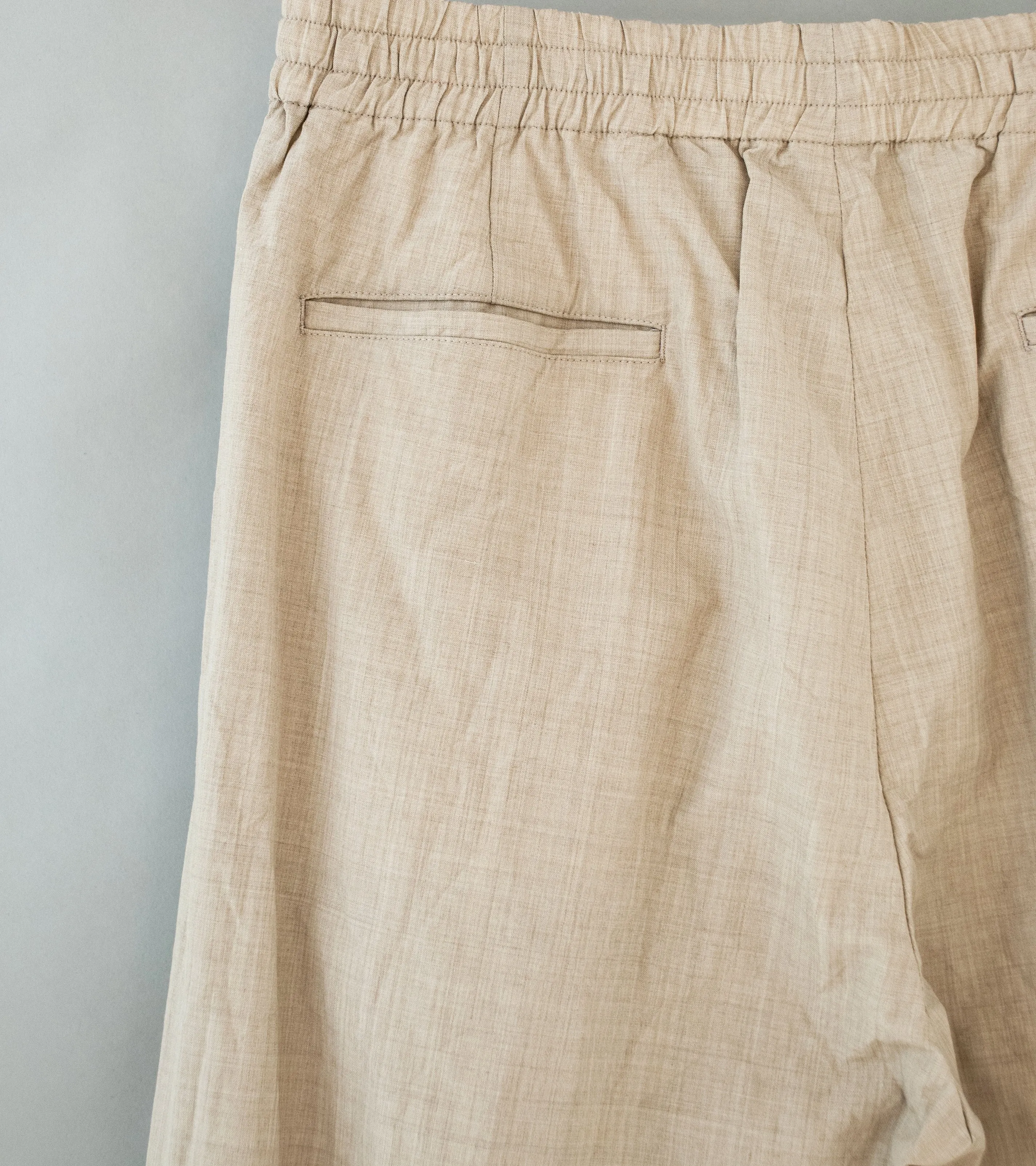 Auralee 'High Count Wool Poplin Pants' (Top Beige)