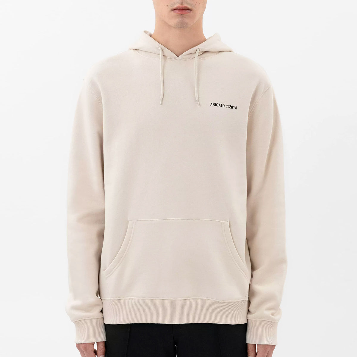 Axel Arigato - London Hoodie in Pale Beige