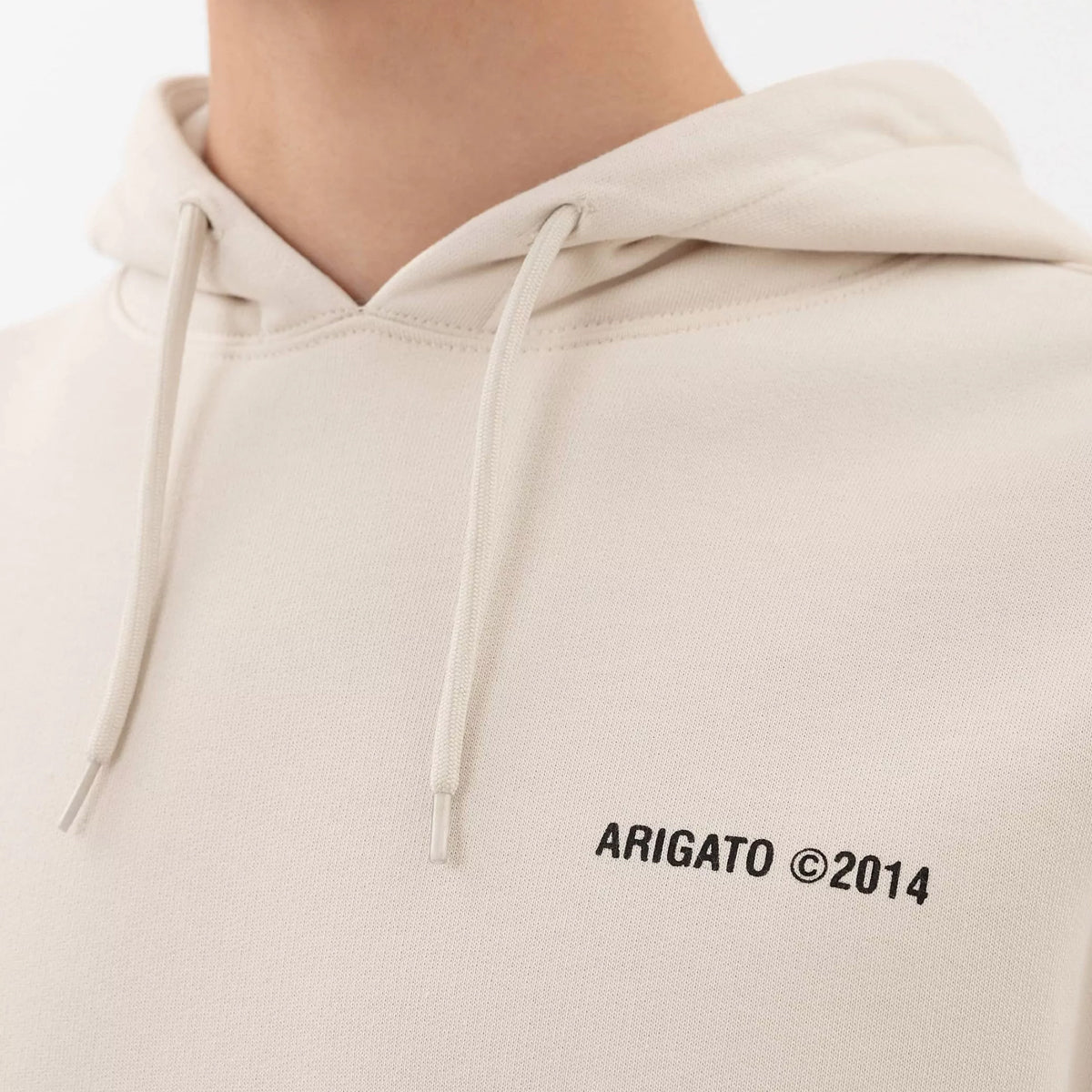 Axel Arigato - London Hoodie in Pale Beige