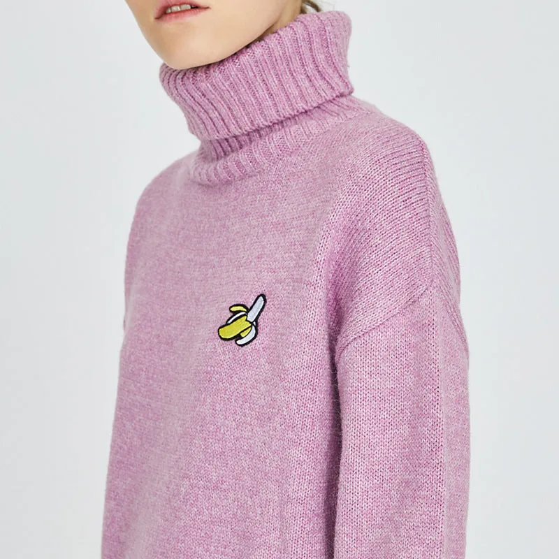 Banana Roll Neck Sweater