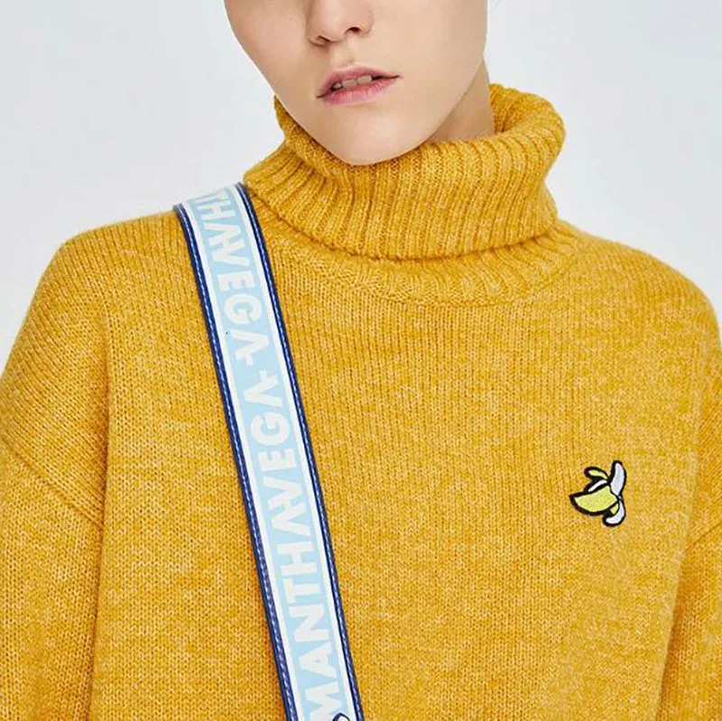 Banana Roll Neck Sweater