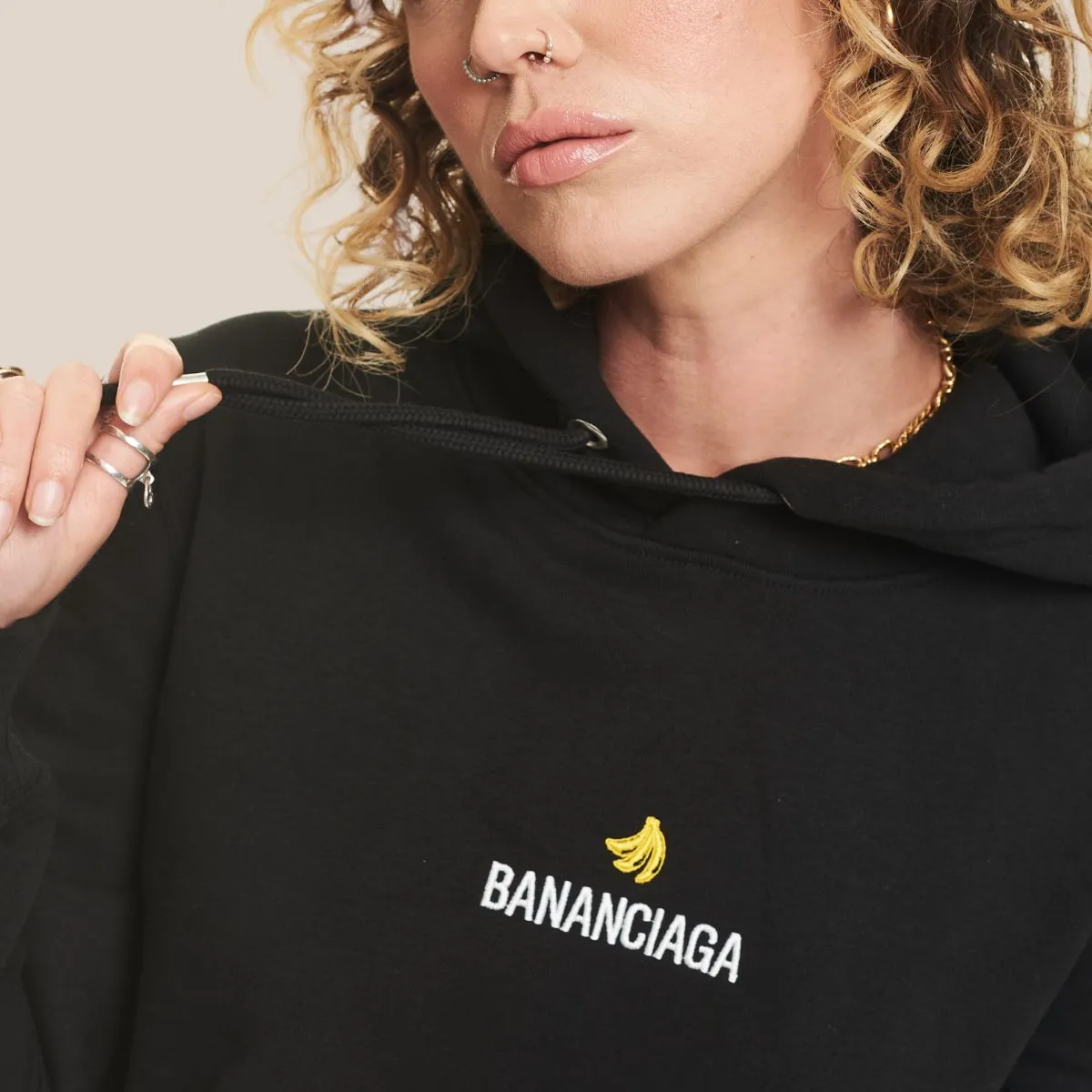 Bananciaga Embroidered Hoodie (Unisex)