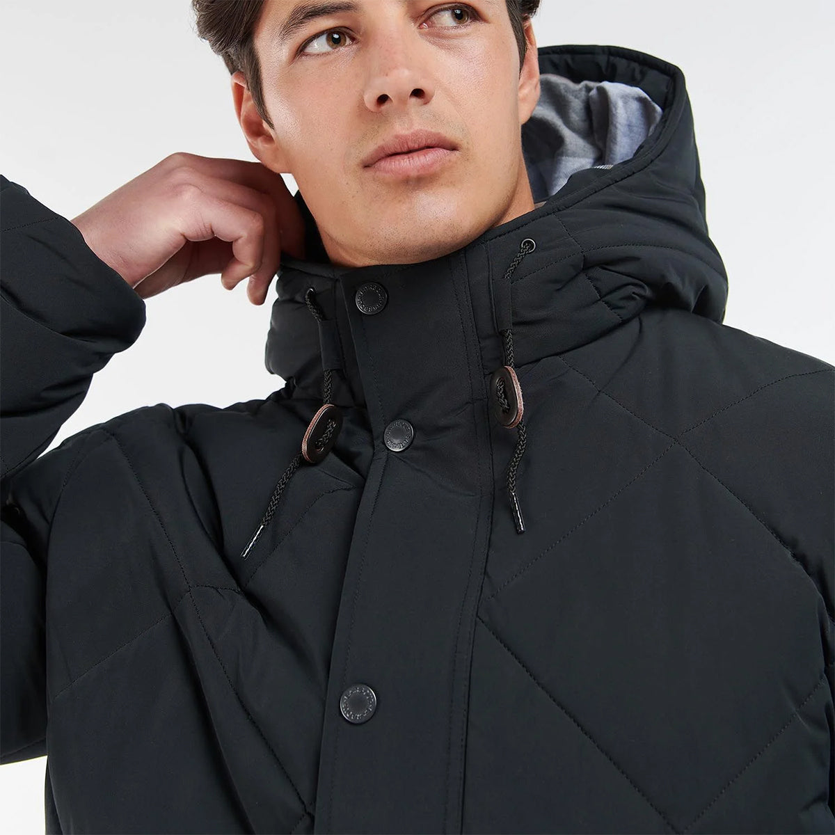 Barbour - Moben Baffle Quilted Jacket in Black