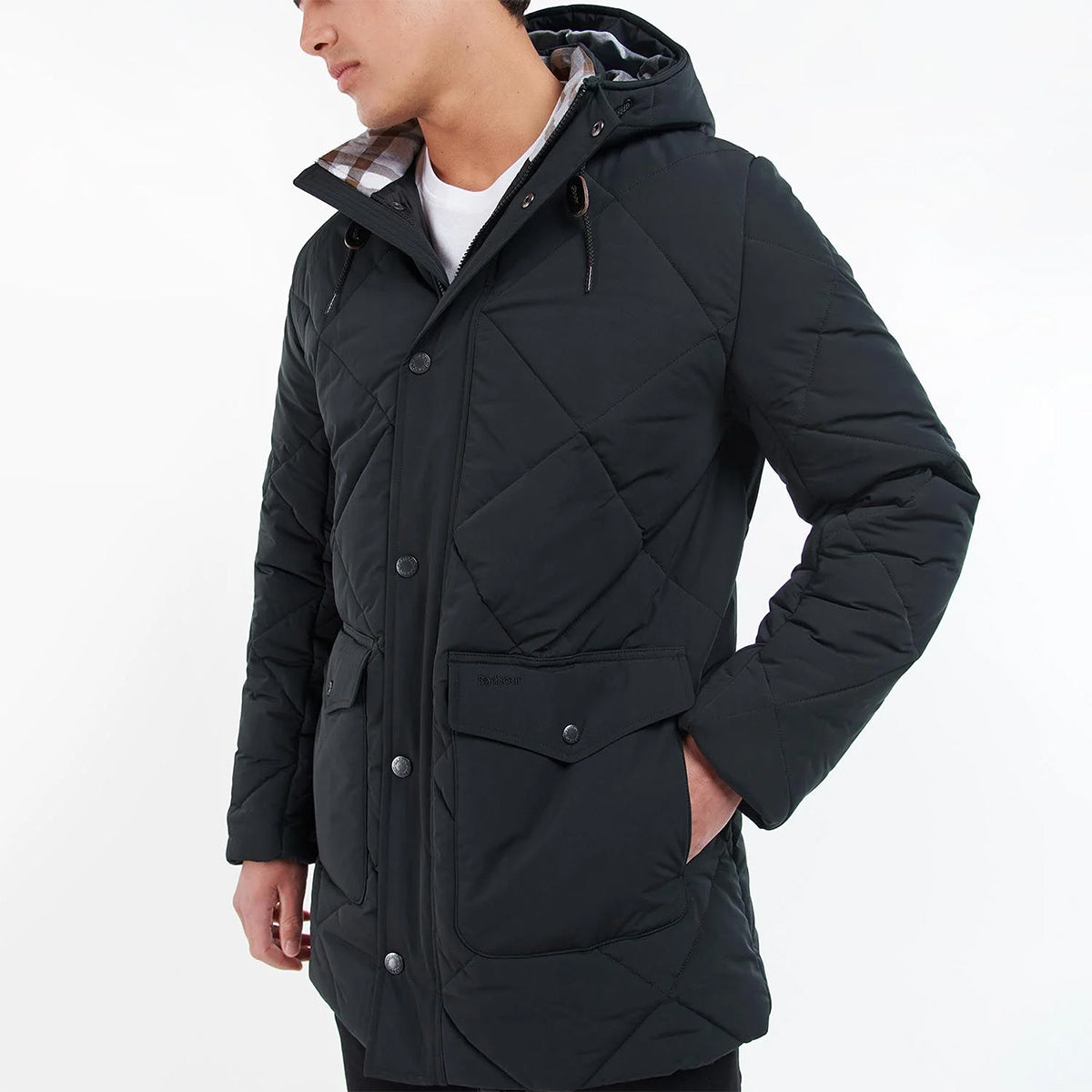 Barbour - Moben Baffle Quilted Jacket in Black