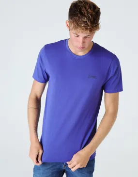 Basic Scott O Neck Tee Royal Blue