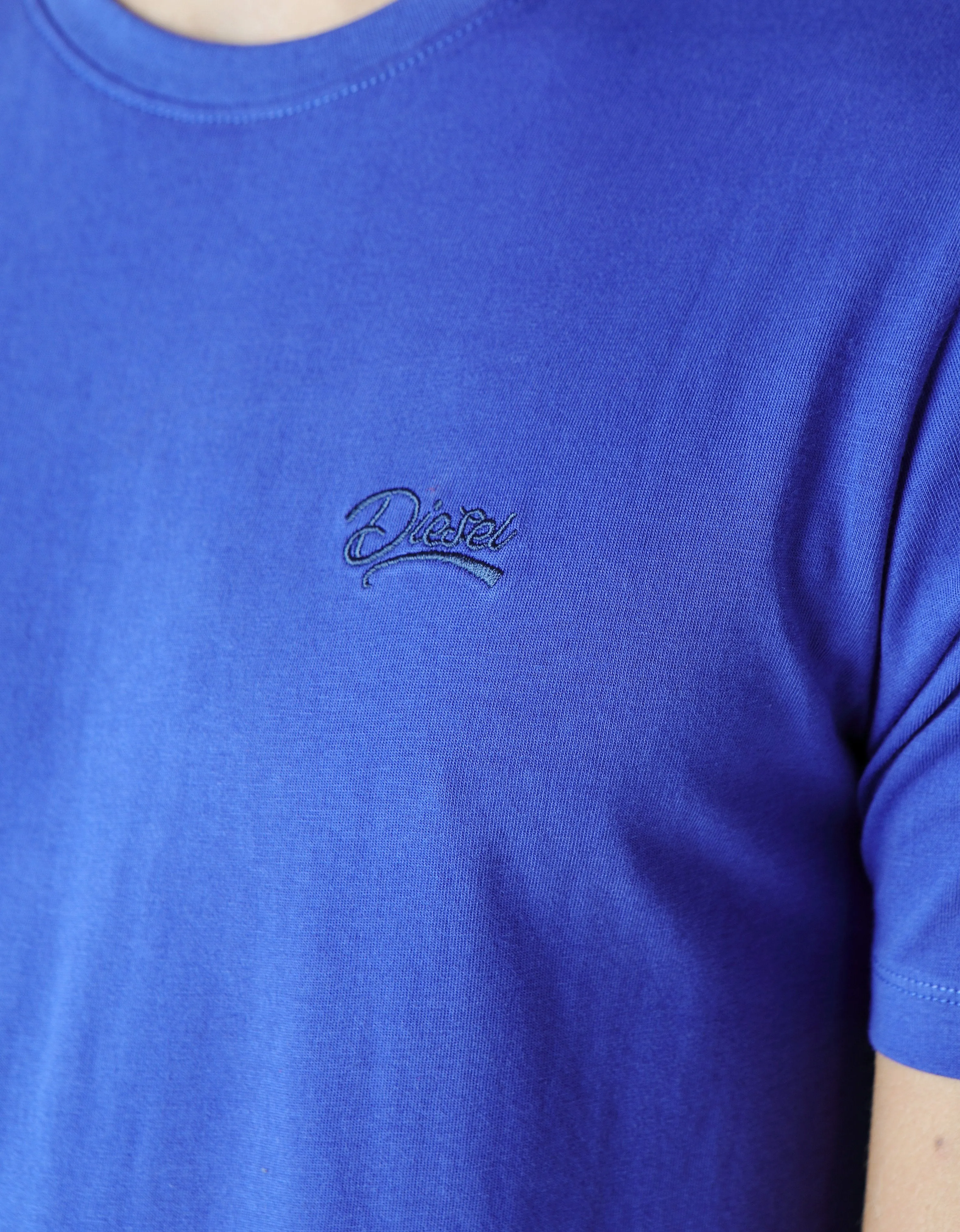 Basic Scott O Neck Tee Royal Blue