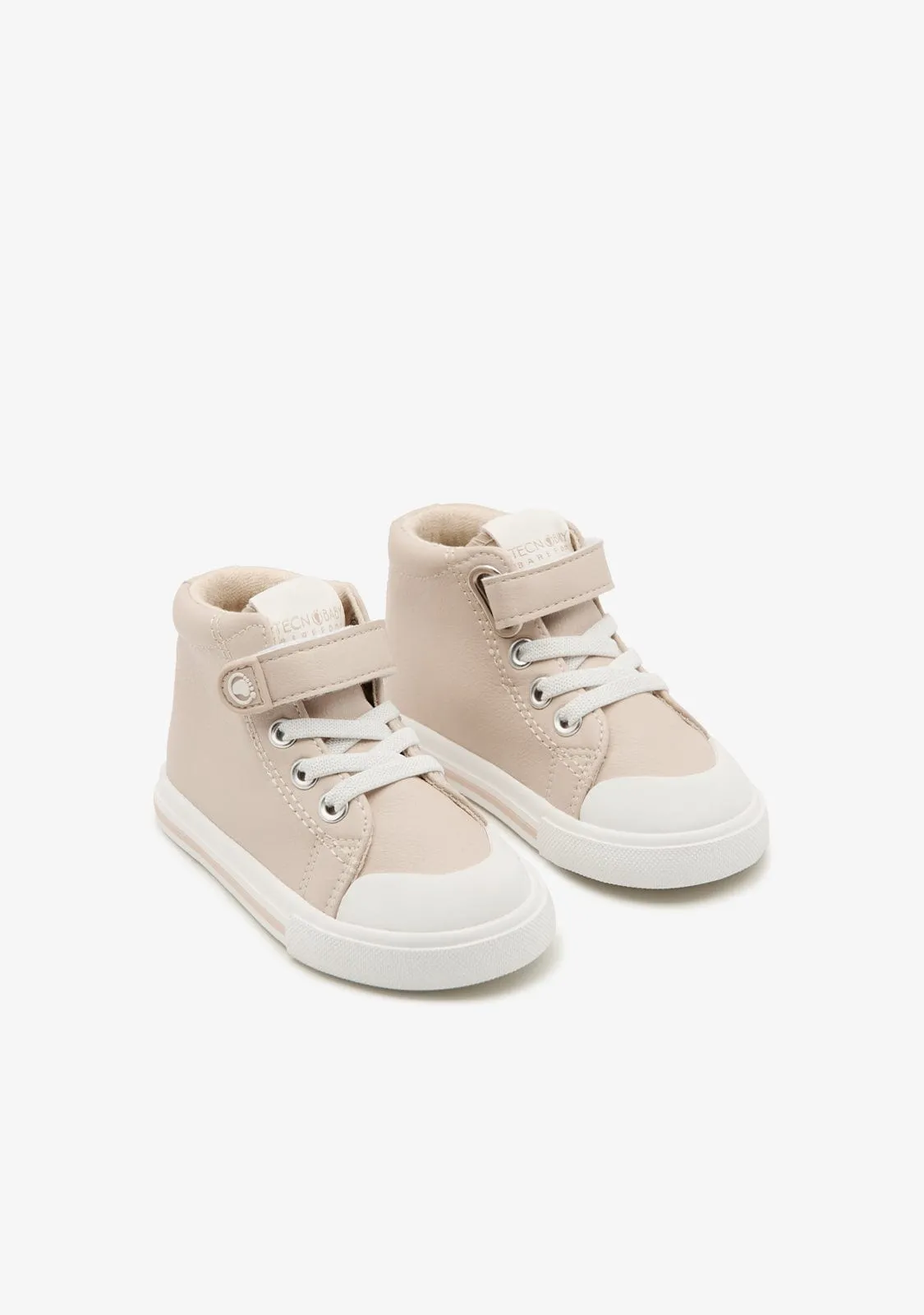 Beige Respectful High Sneakers