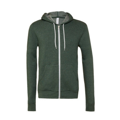 Bella + Canvas Unisex Sponge Fleece Full-Zip Hoodie