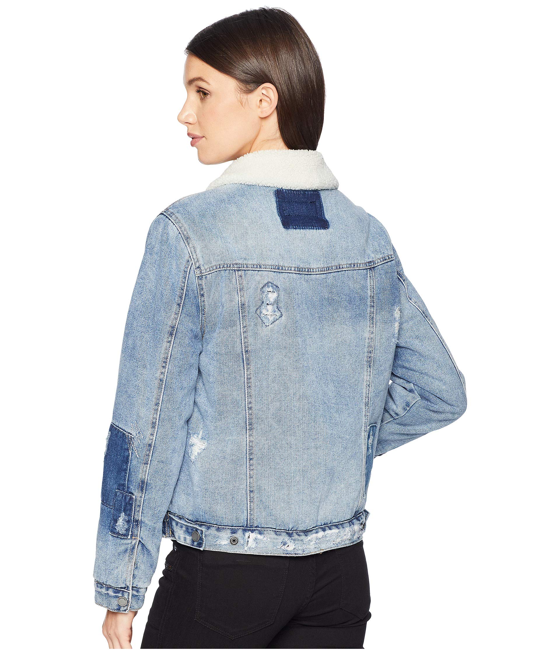 Blank NYC Denim and Sherpa Trucker Jacket