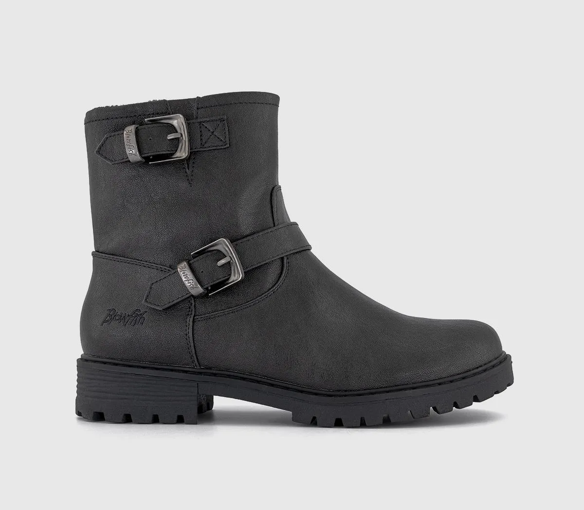 Blowfish Malibu Raven Boots Black Distressed