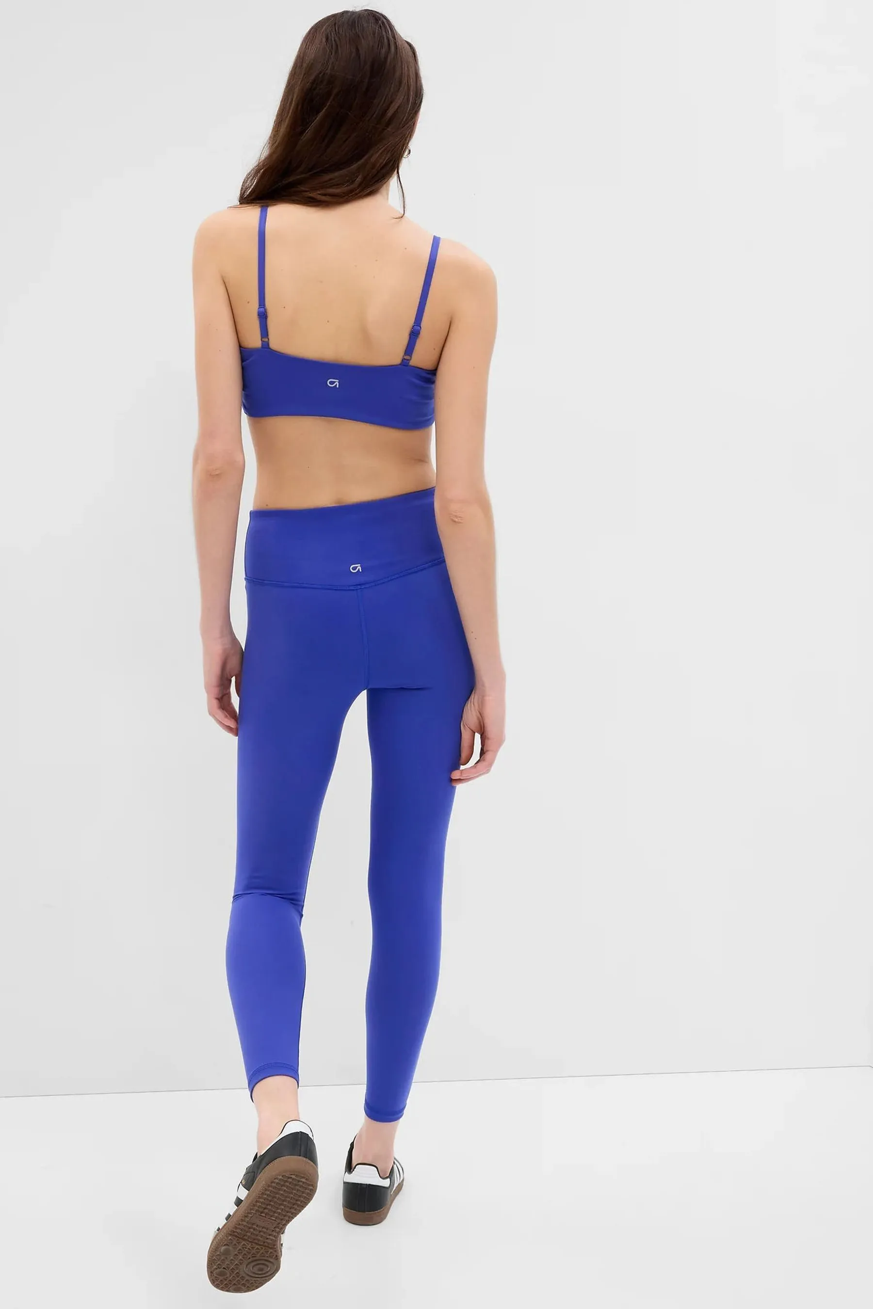 Blue High Rise Power Ruched Leggings