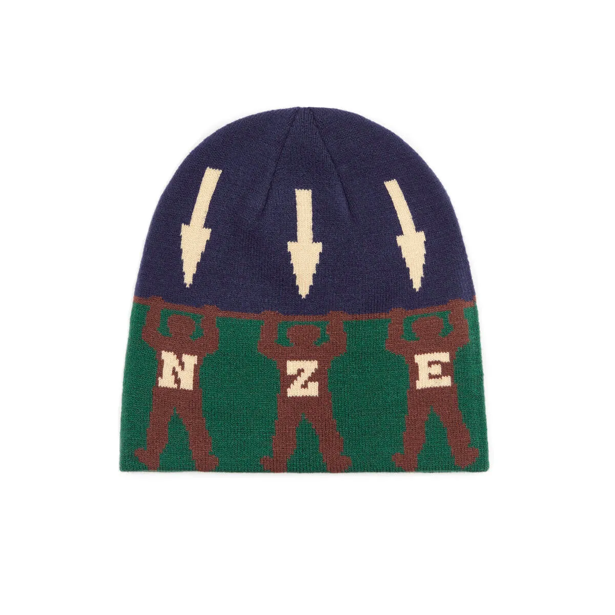 Bronze 56K Arrow Skully Beanie