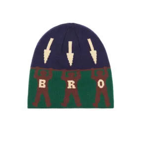 Bronze 56K Arrow Skully Beanie