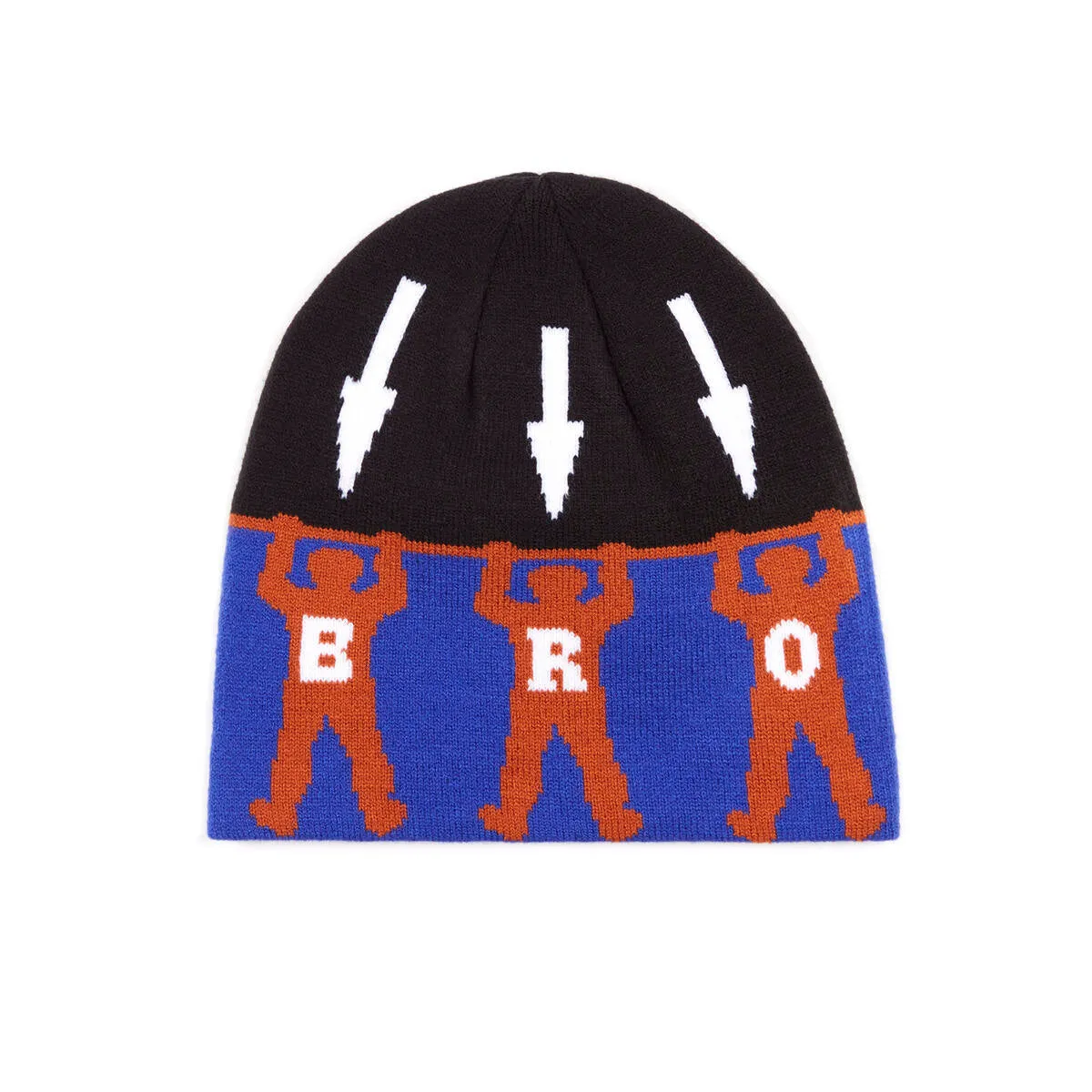 Bronze 56K Arrow Skully Beanie