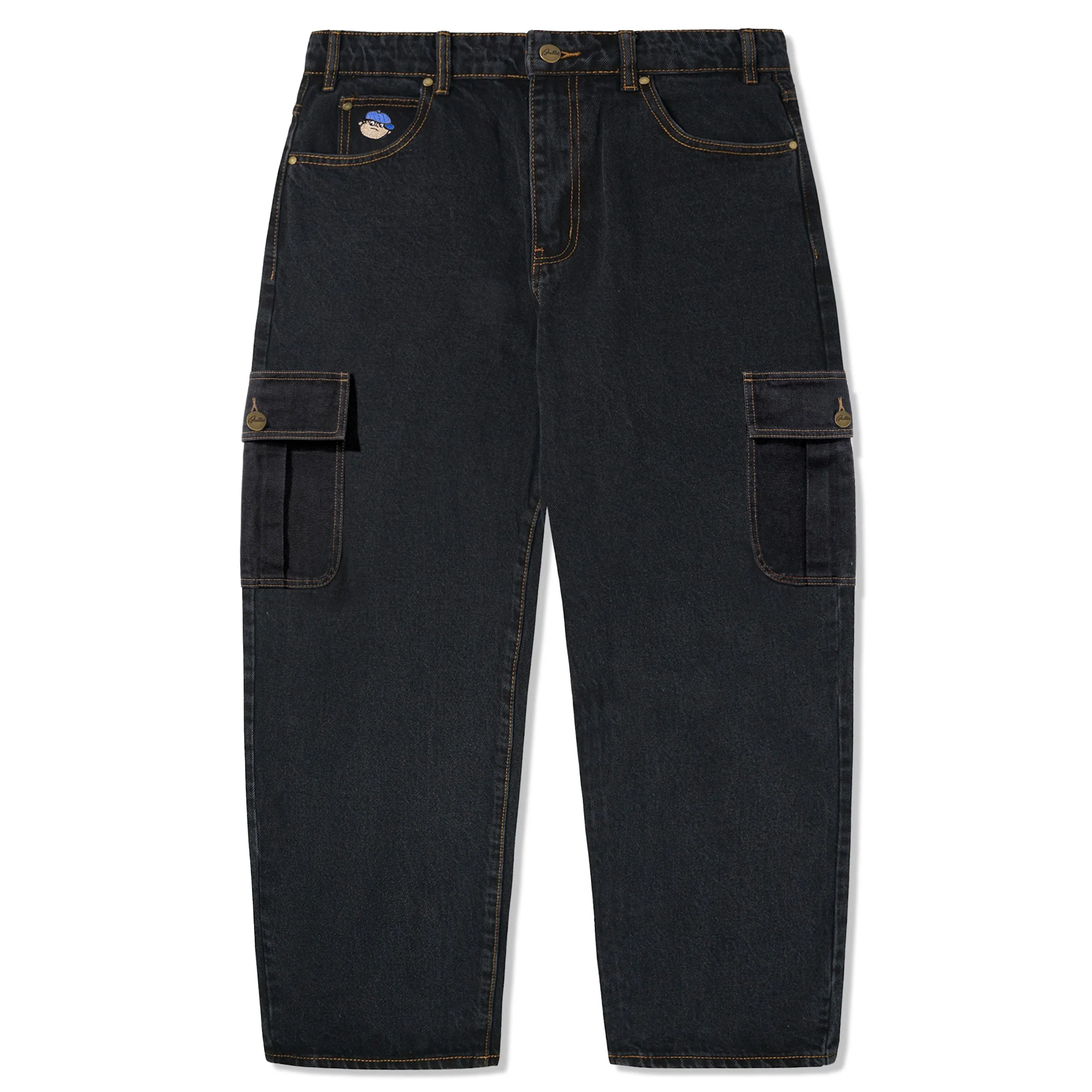 Butter Goods Santosuosso Cargo Denim Jeans Washed Black