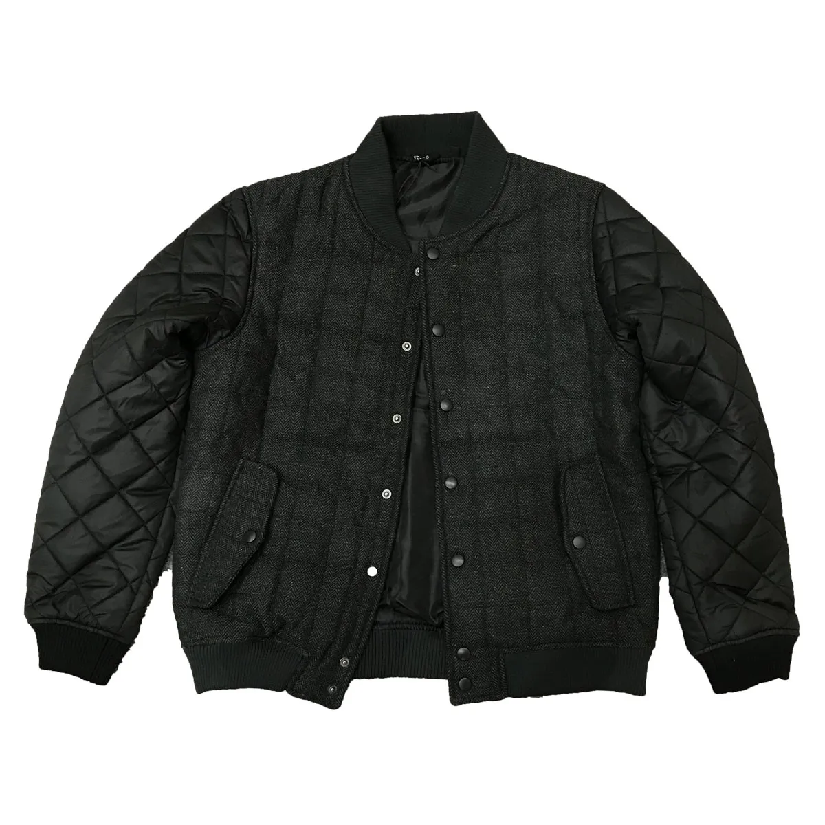 Buy Mens Quilted Varsity Baseball Style Bomber Jacket - Fast UK Delivery | Insight Clothing