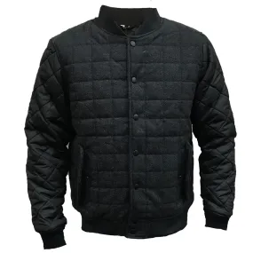 Buy Mens Quilted Varsity Baseball Style Bomber Jacket - Fast UK Delivery | Insight Clothing