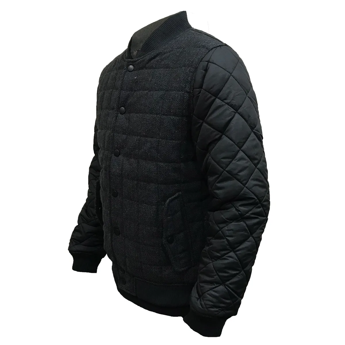 Buy Mens Quilted Varsity Baseball Style Bomber Jacket - Fast UK Delivery | Insight Clothing