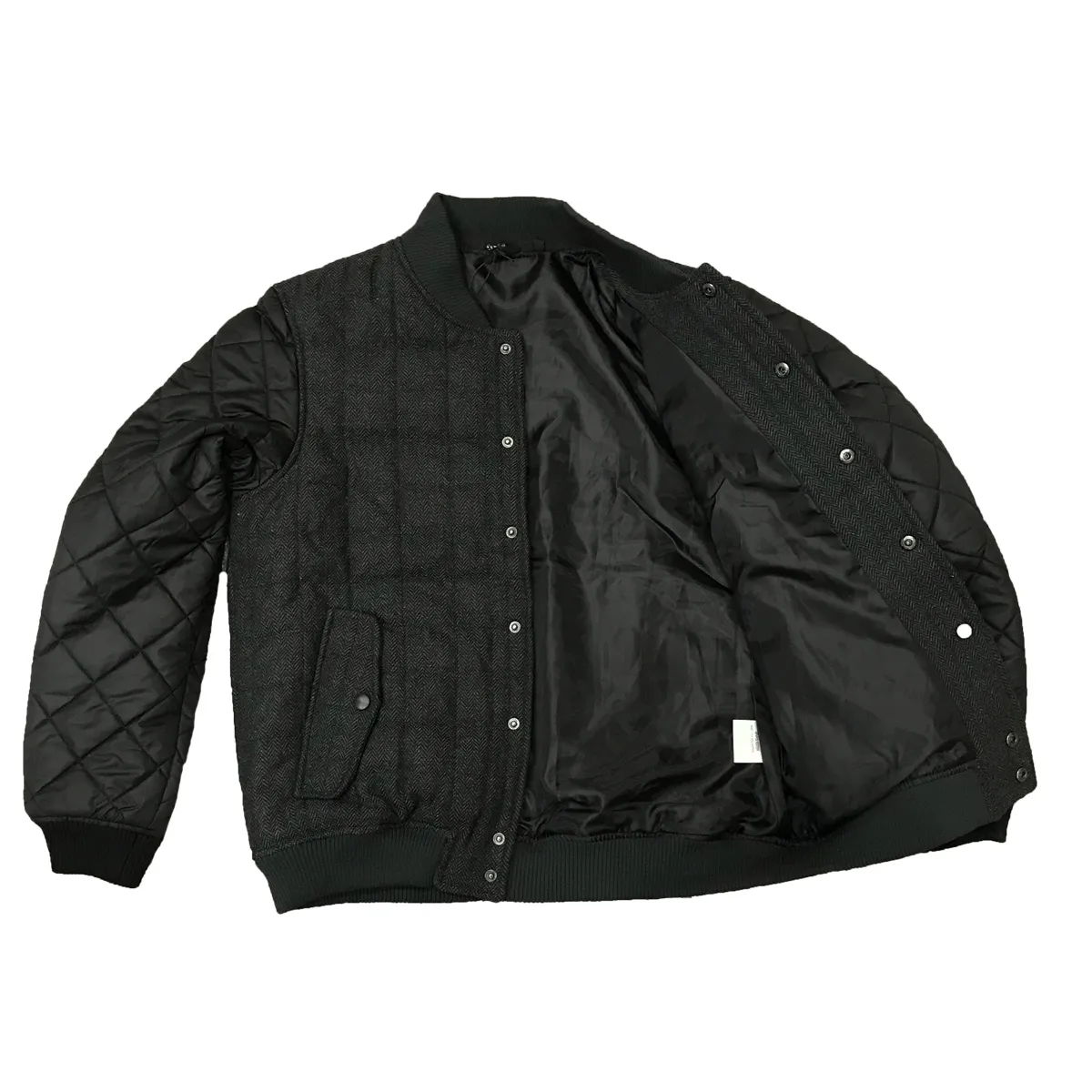 Buy Mens Quilted Varsity Baseball Style Bomber Jacket - Fast UK Delivery | Insight Clothing