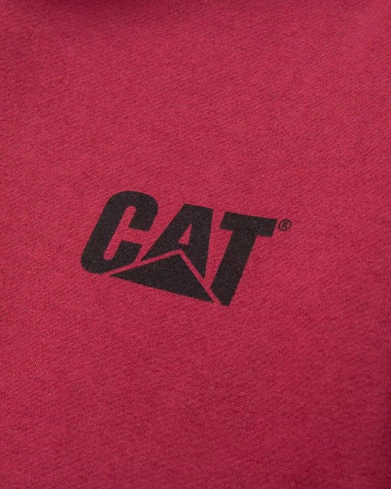 CAT Men's Trademark Banner Hoodie in Brick