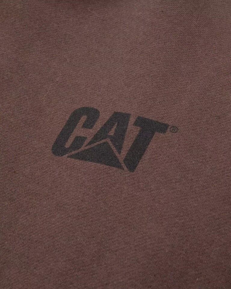 CAT Men's Trademark Banner Hoodie in Coffee Bean