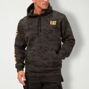 CAT Trademark Banner Mens Long Sleeve Hoodie