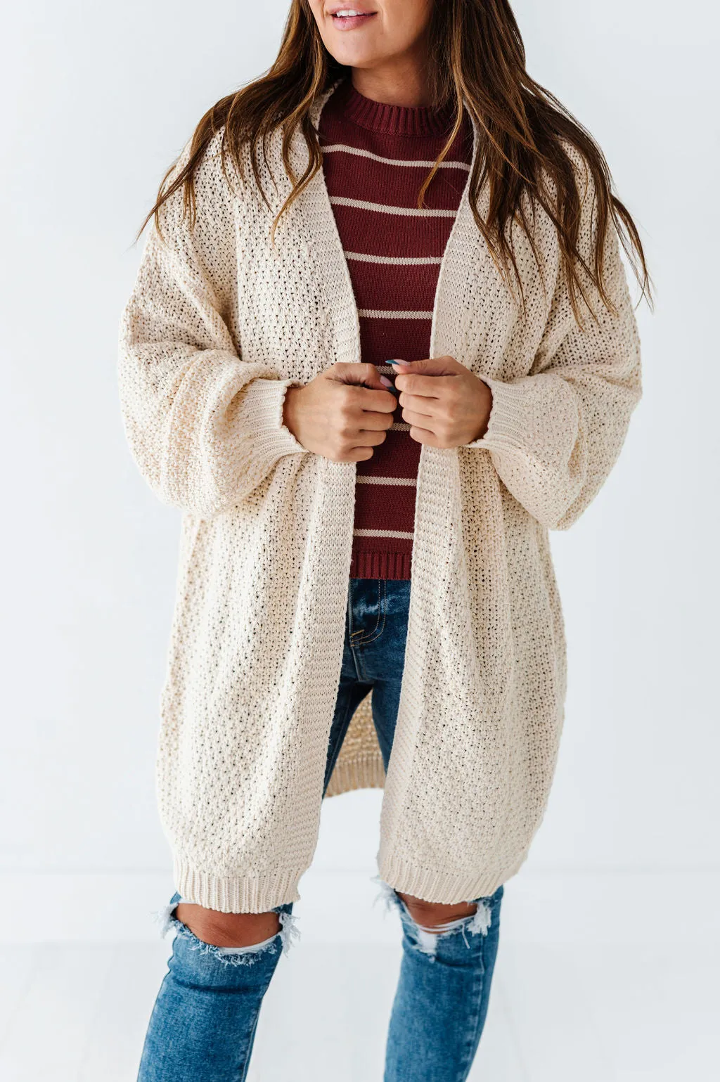 Chilton Cardigan in Oatmeal