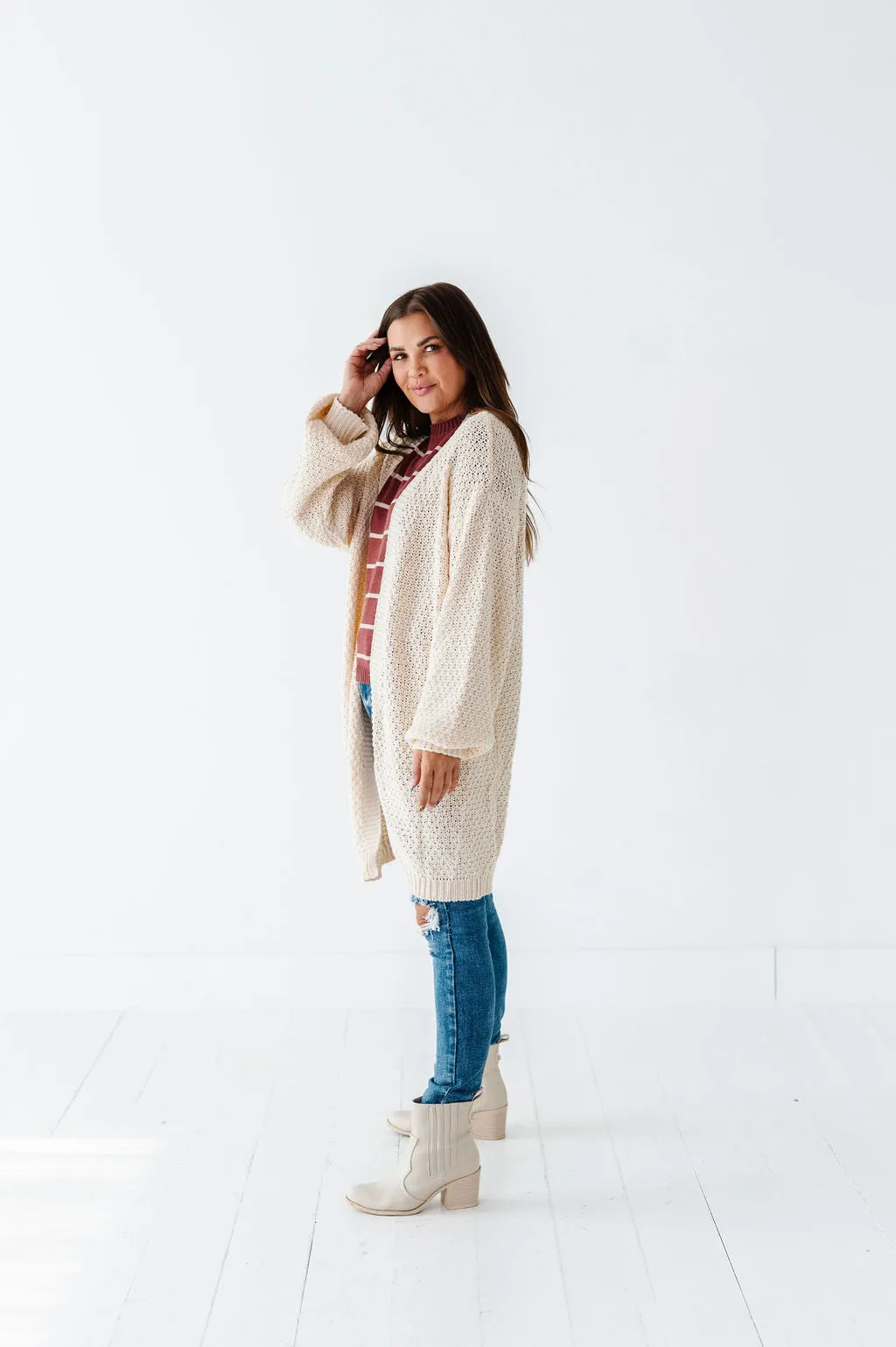 Chilton Cardigan in Oatmeal