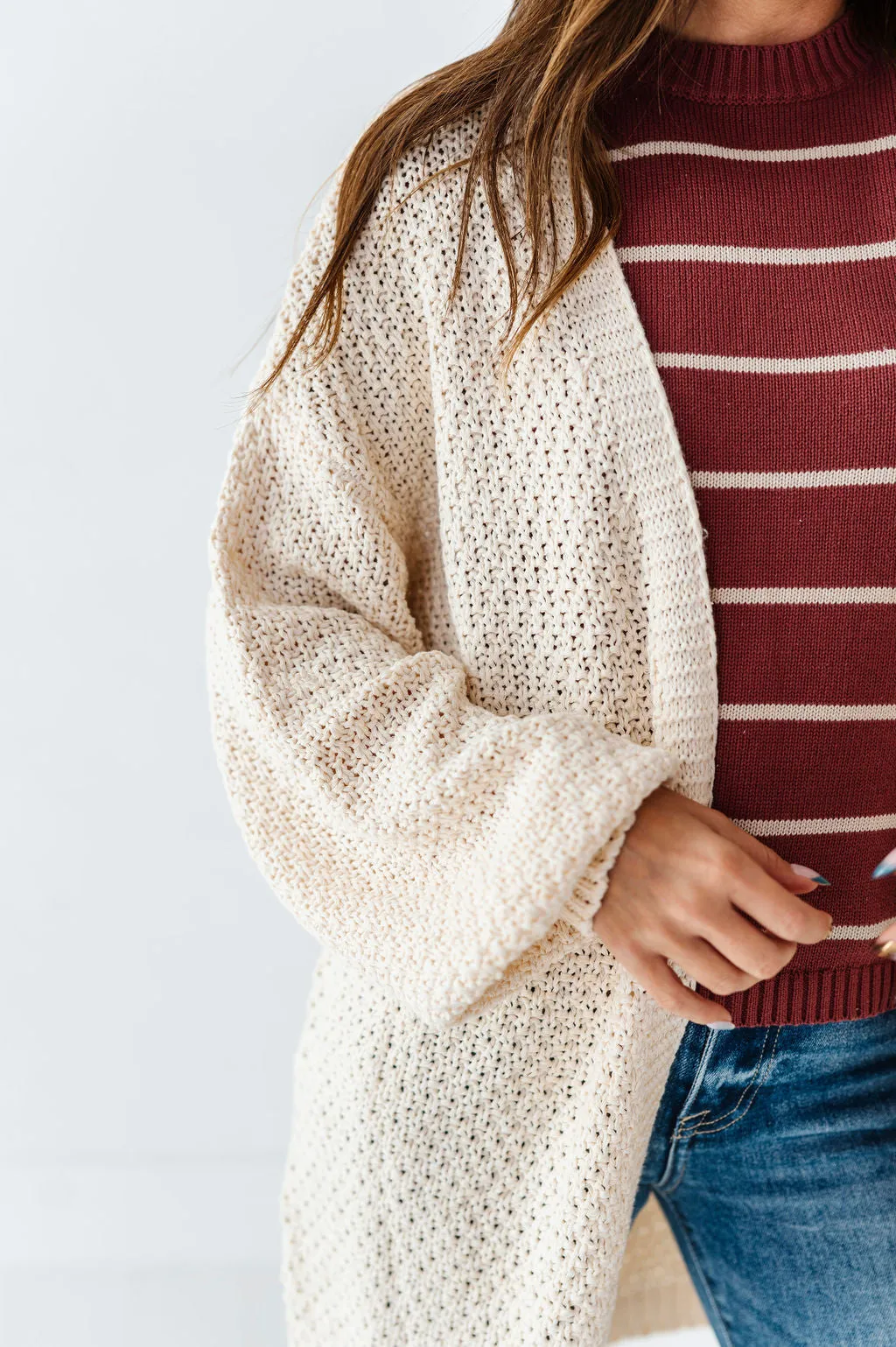 Chilton Cardigan in Oatmeal