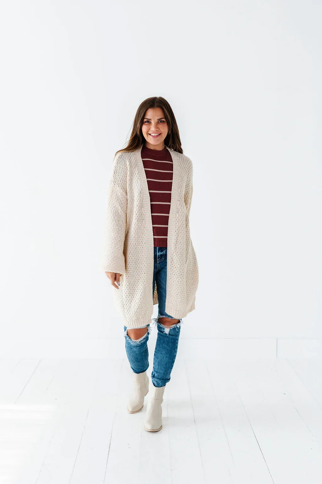 Chilton Cardigan in Oatmeal