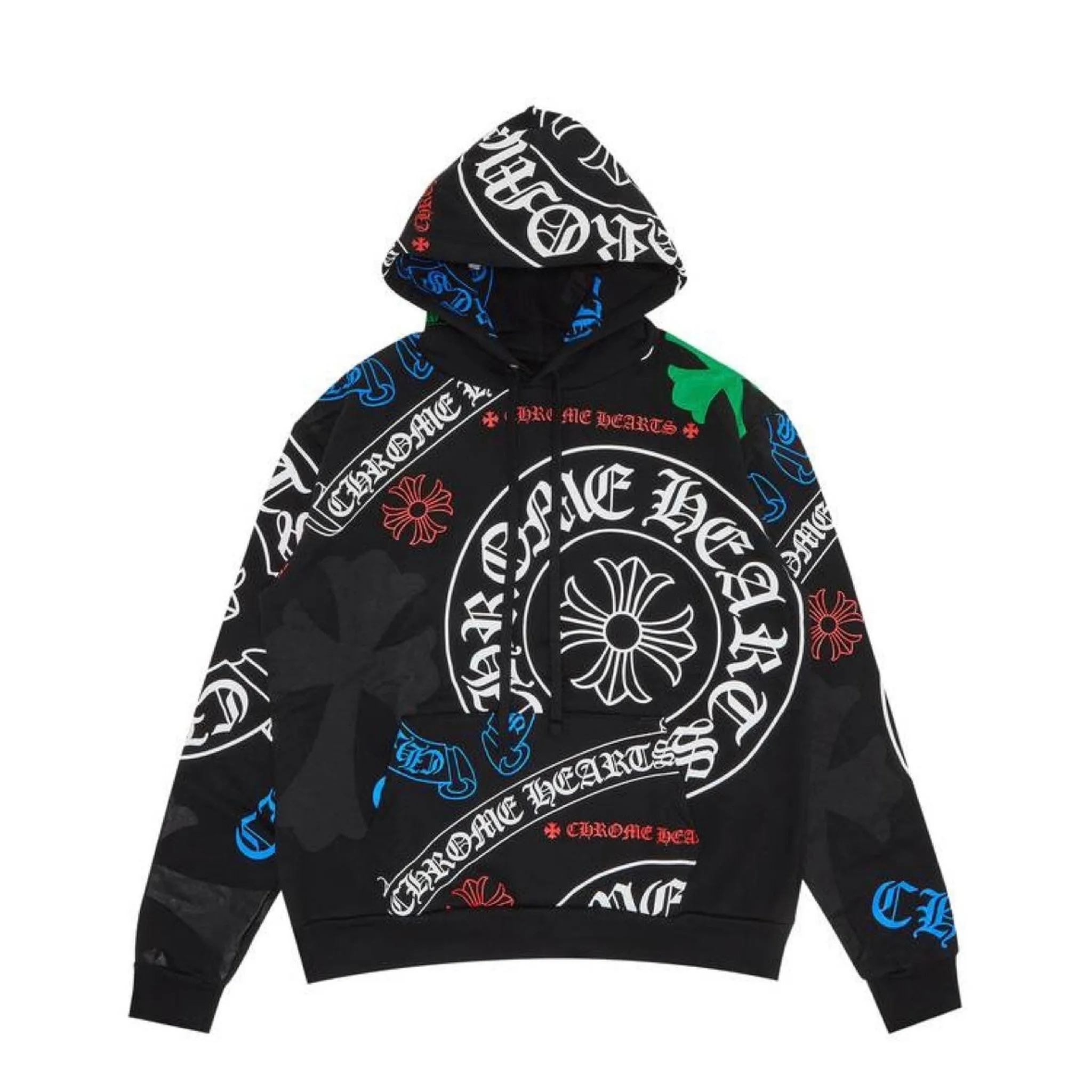 Chrome Hearts Stencil Hoodie Black