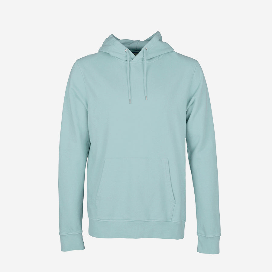 Classic Organic Hoodie - Teal Blue