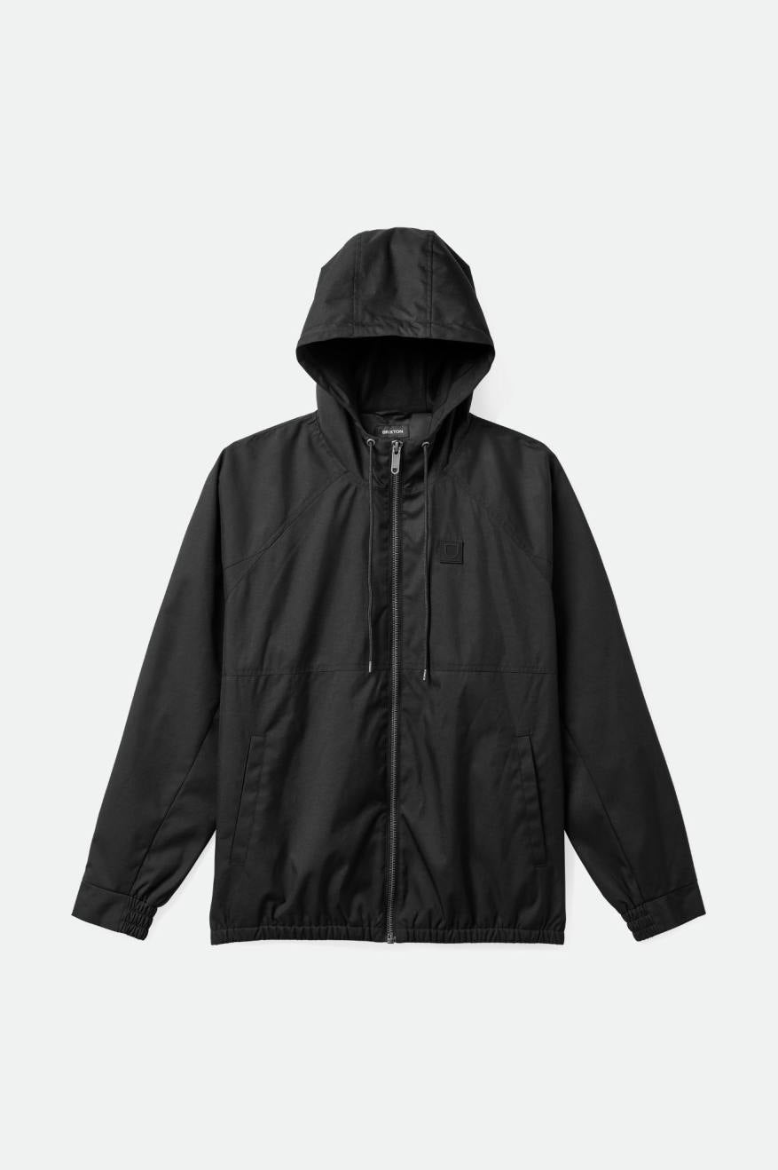 Claxton Windbreaker Parka Jacket - Black