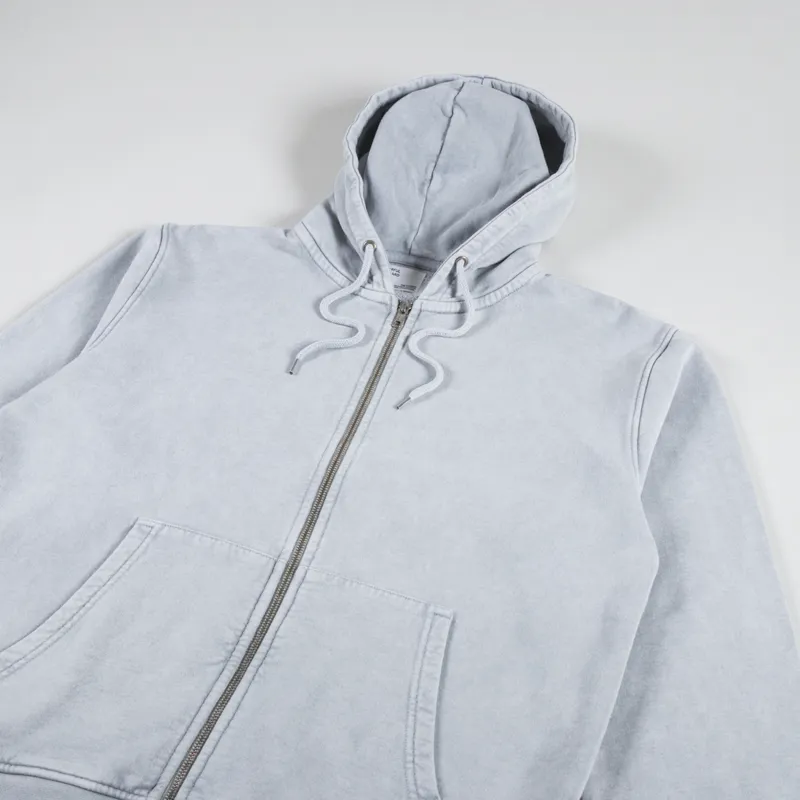 Colorful Standard Classic Organic Zip Hoodie Faded Grey