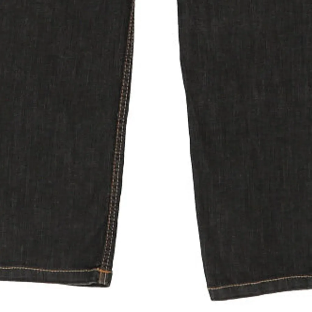 Coogi Embroidered Jeans - 33W UK 12 Black Cotton