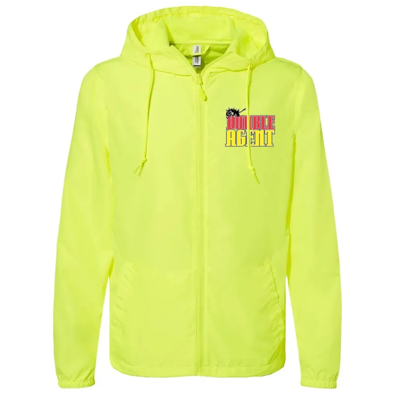 DA Ladies Bright Yellow Windbreaker Jacket