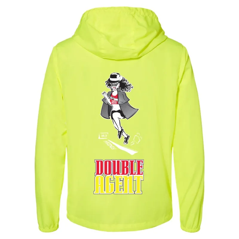 DA Ladies Bright Yellow Windbreaker Jacket