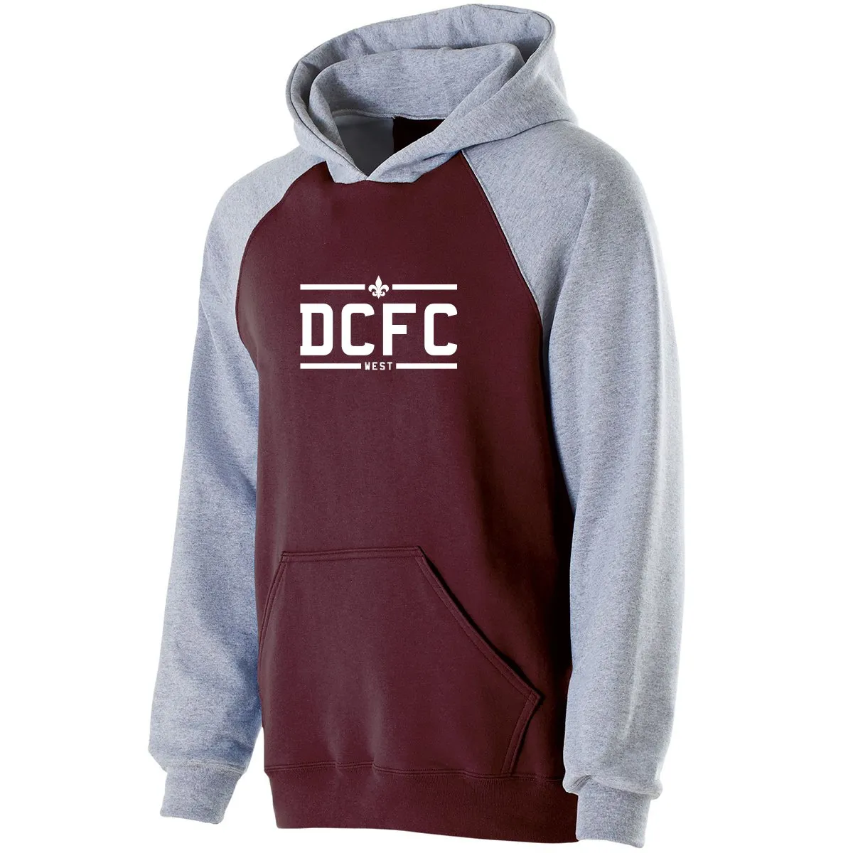 DCFC Banner Hoodie Youth (Maroon/Gray)