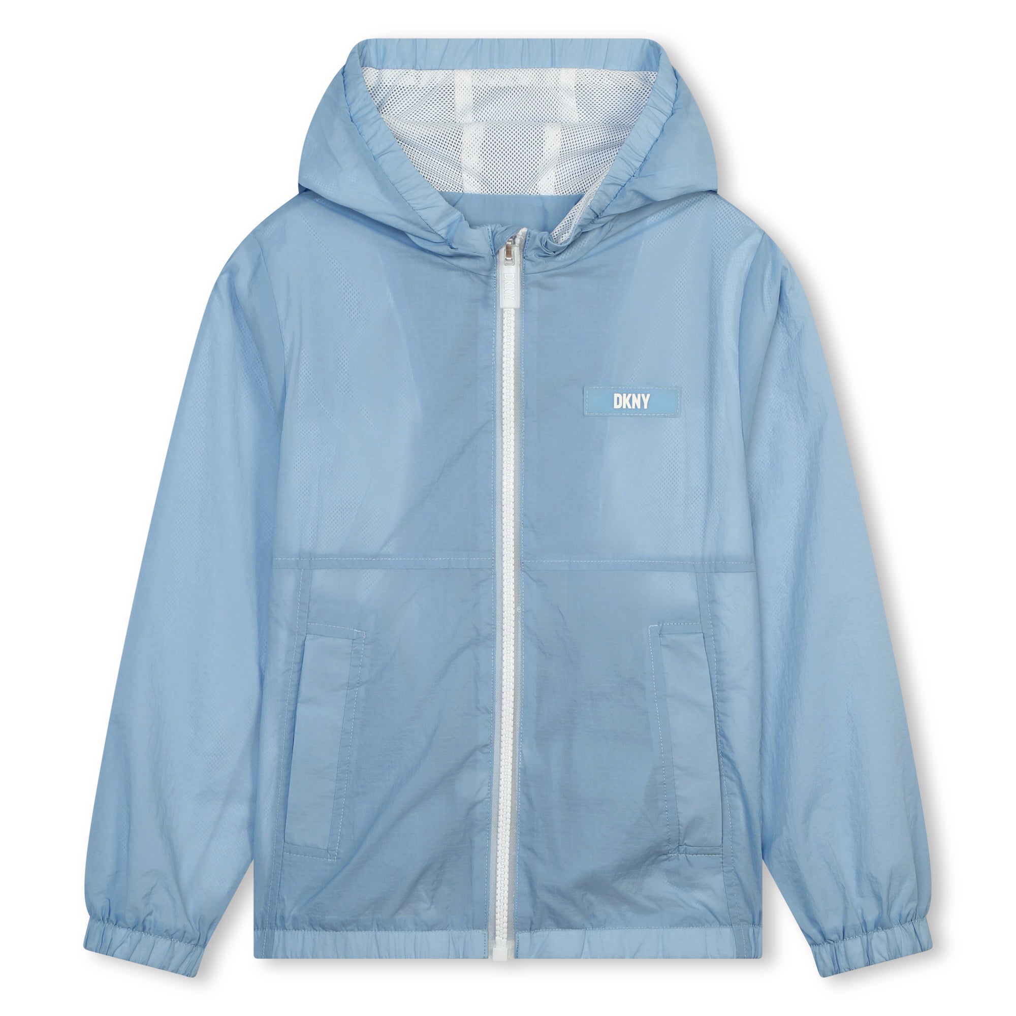 Dkny Windbreaker Jacket Blue