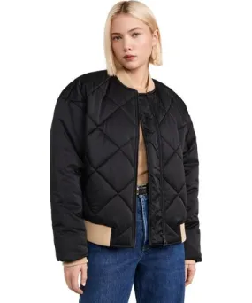 Favorite Daughter The Favorite Bomber Jacket Black/Beige XL