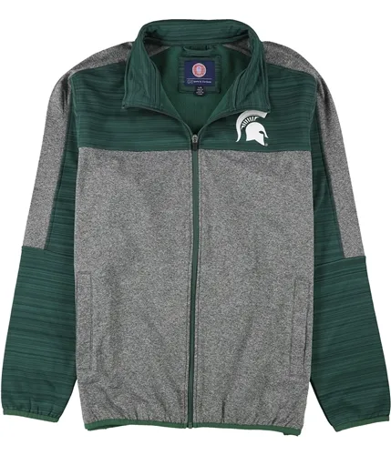 G-Iii Sports Mens Michigan State Spartans Track Jacket Sweatshirt